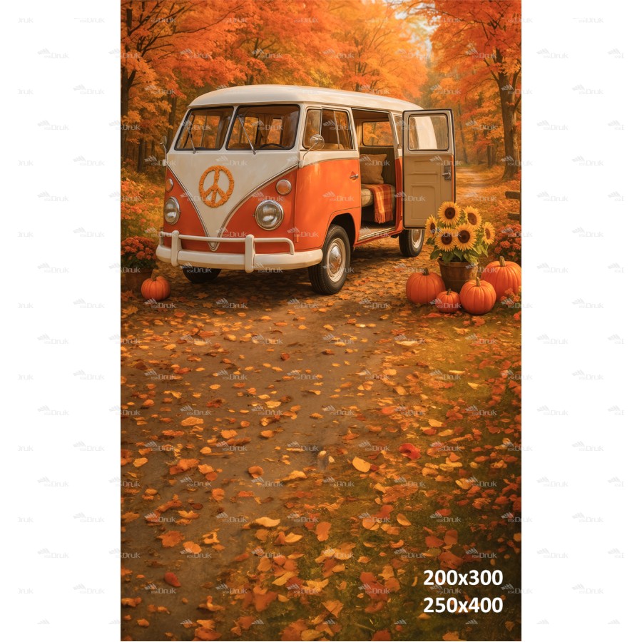 Tło fotograficzne Jesień, Kamper J_222